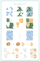 Inspire - Floral (CJS-364) - Clear Jelly Stamping Plate